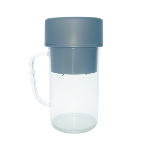 Vaso batidora portátil con pajita