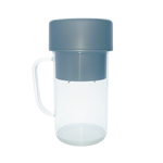 Vaso batidora portátil con pajita