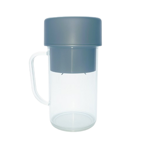 Vaso batidora portátil con pajita
