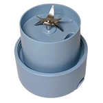 Vaso batidora portátil con pajita