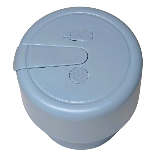 Vaso batidora portátil con pajita